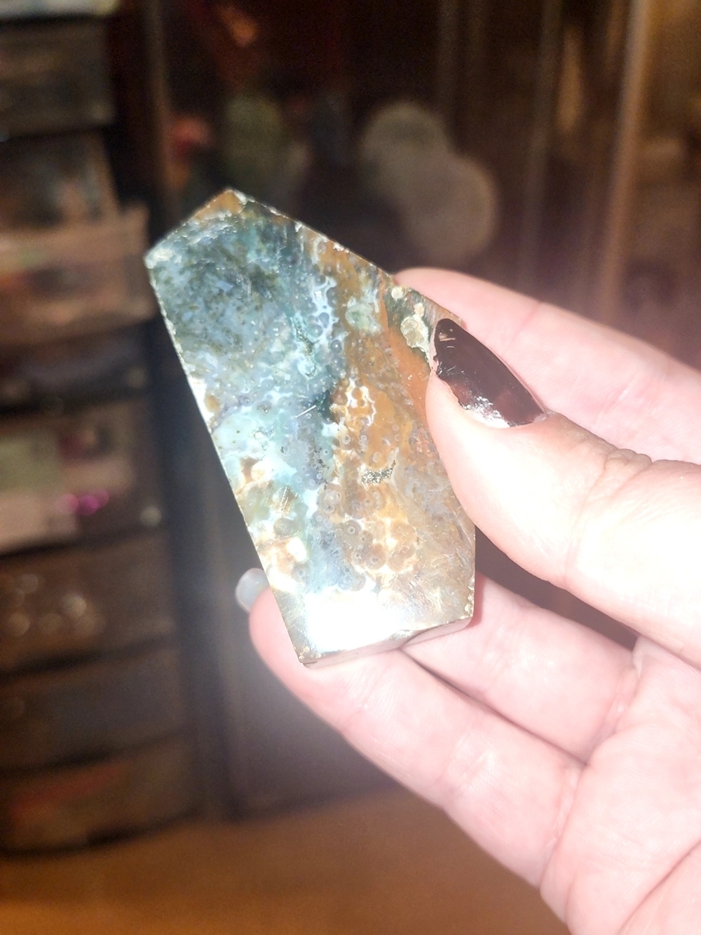 Ocean Jasper/ Moss Agate Free Form